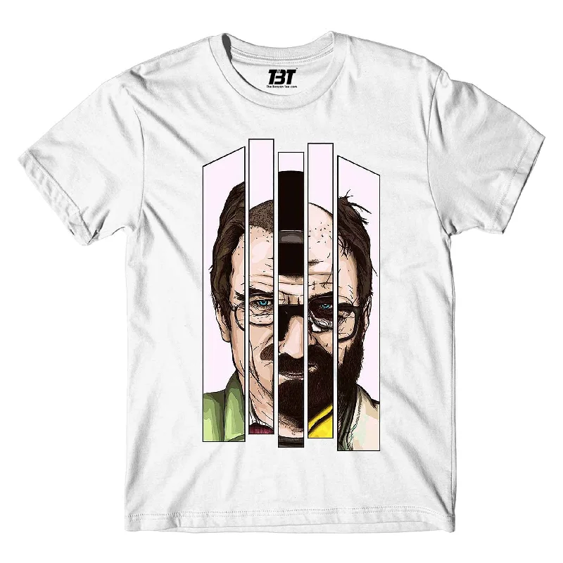 solid funny t-shirts -Breaking Bad T shirt - Walter's Visages