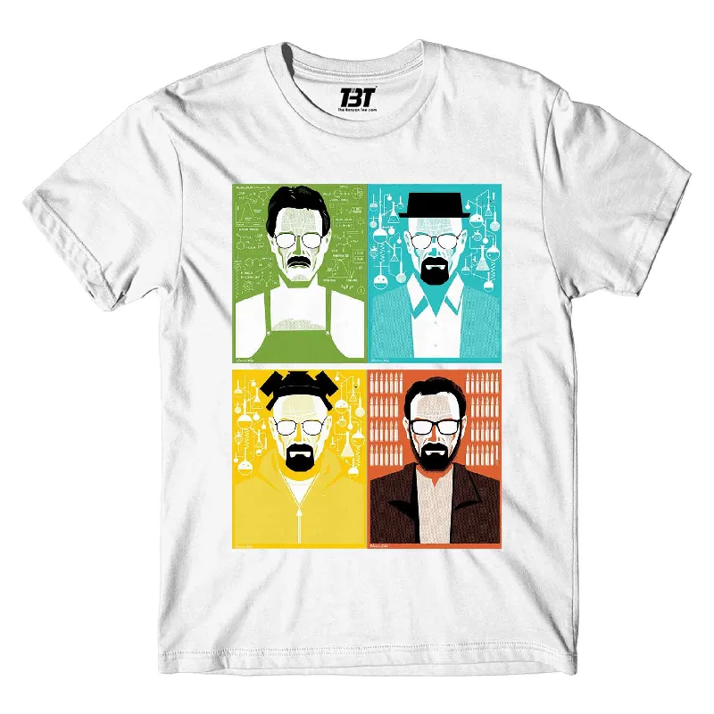 vintage funny graphic t-shirts -Breaking Bad T shirt - Walter Phases