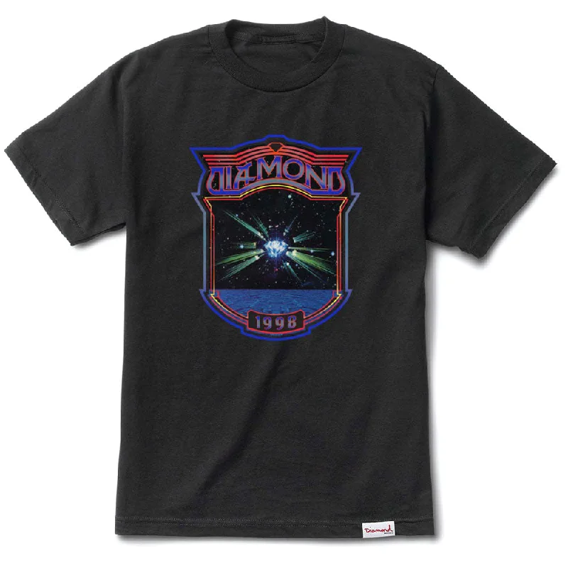 animal plain t-shirts -Diamond Supply Co Odyssey T-shirt Black