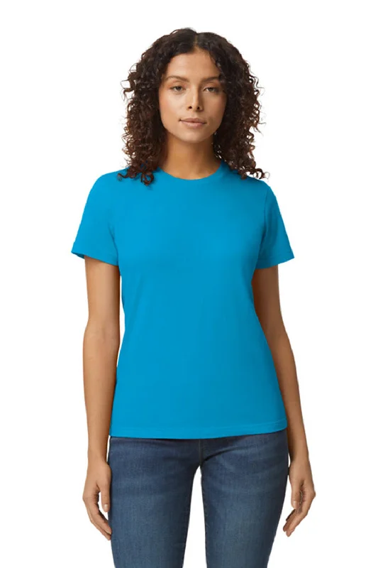 organic travel t-shirts -Gildan Womens Softstyle Short Sleeve Crewneck T-Shirt - Sapphire Blue