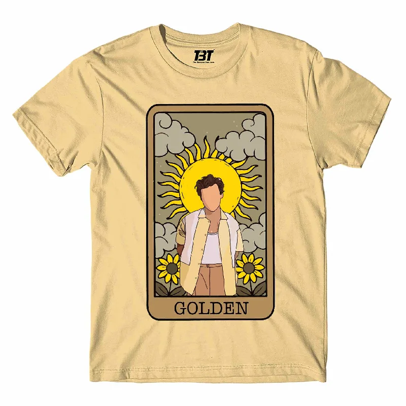 pocket cotton t-shirts -Harry Styles T shirt - Golden