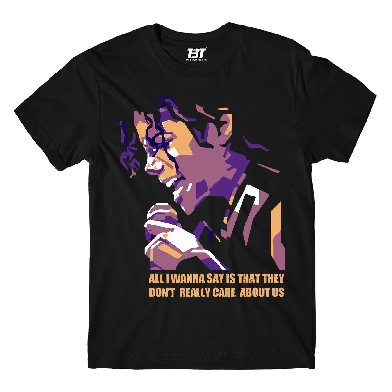 gaming printed t-shirts -Michael Jackson T shirt - Care About Us