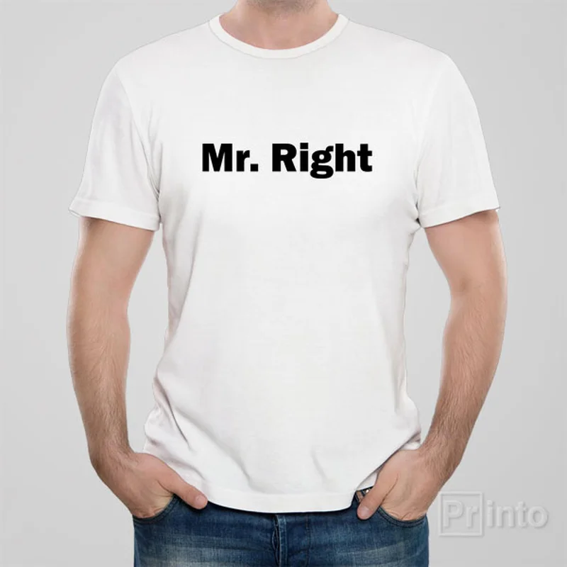 vintage festival t-shirts -Mr.Right - T-shirt