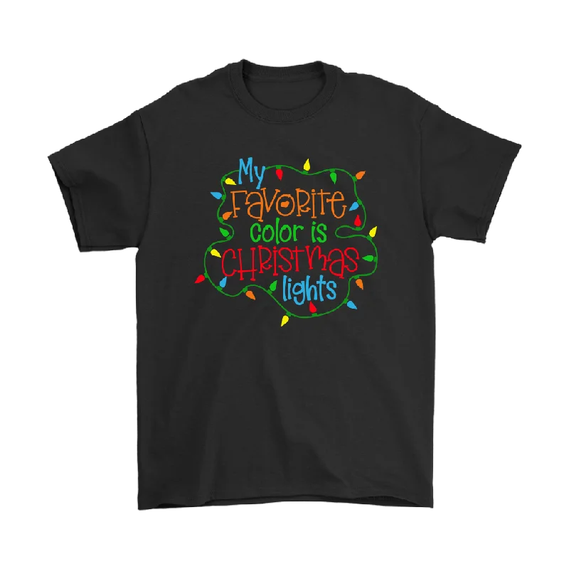 gaming kids t-shirts -My Favorite Color is CHRISTMAS LIGHTS Unisex T-Shirt