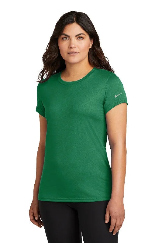 sports eco t-shirts -Nike Womens rLegend Dri-Fit Moisture Wicking Short Sleeve Crewneck T-Shirt - Gorge Green