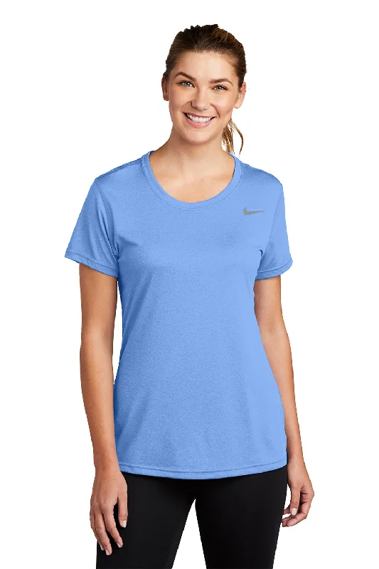 floral kids t-shirts -Nike Womens Team rLegend Dri-Fit Moisture Wicking Short Sleeve Crewneck T-Shirt - Valor Blue