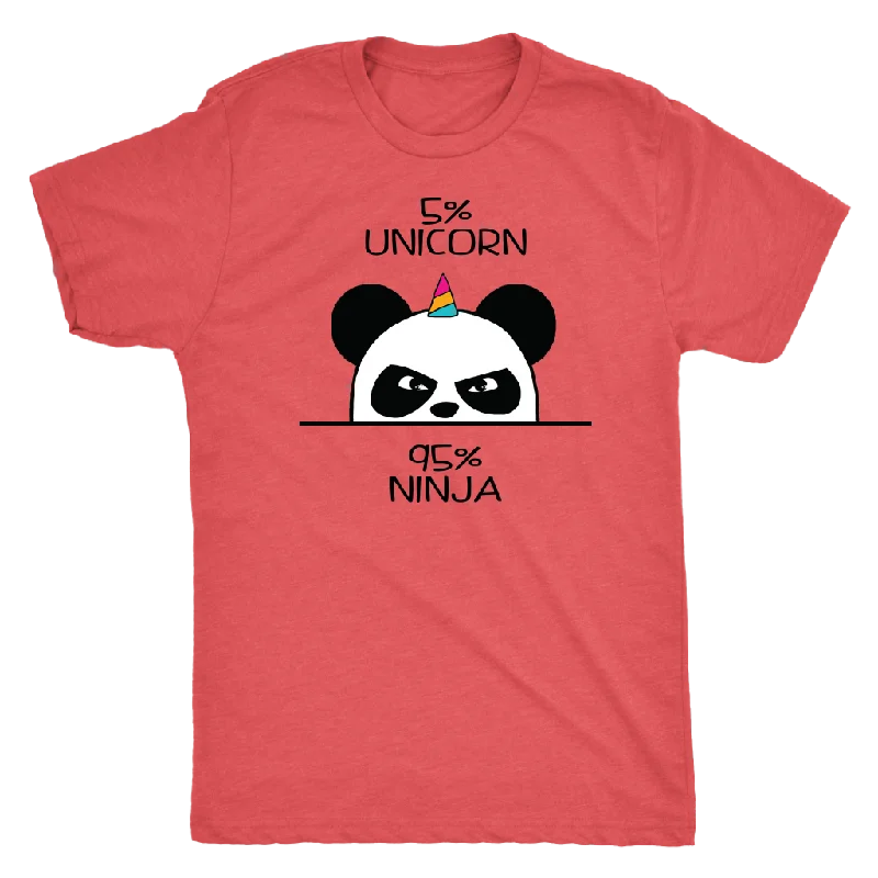 polo t-shirts preppy -NINJA UNICORN PANDA Men's Triblend T-Shirt