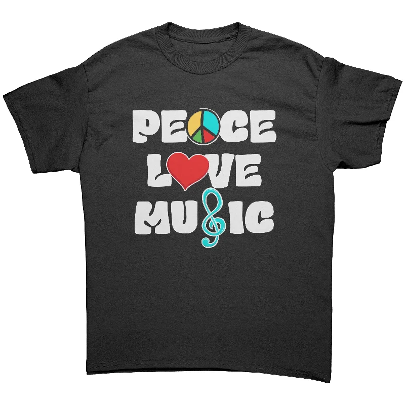 baseball t-shirts sporty -PEACE LOVE MUSIC Unisex T-Shirt