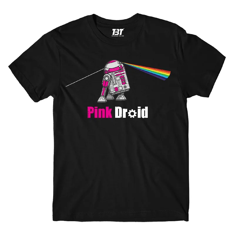 neon printed t-shirts -Pink Floyd T shirt - Pink Droid