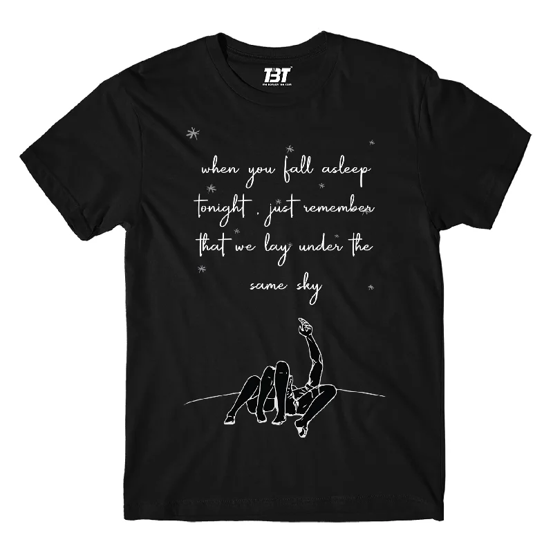 festival travel t-shirts -Shawn Mendes T shirt - Never Be Alone