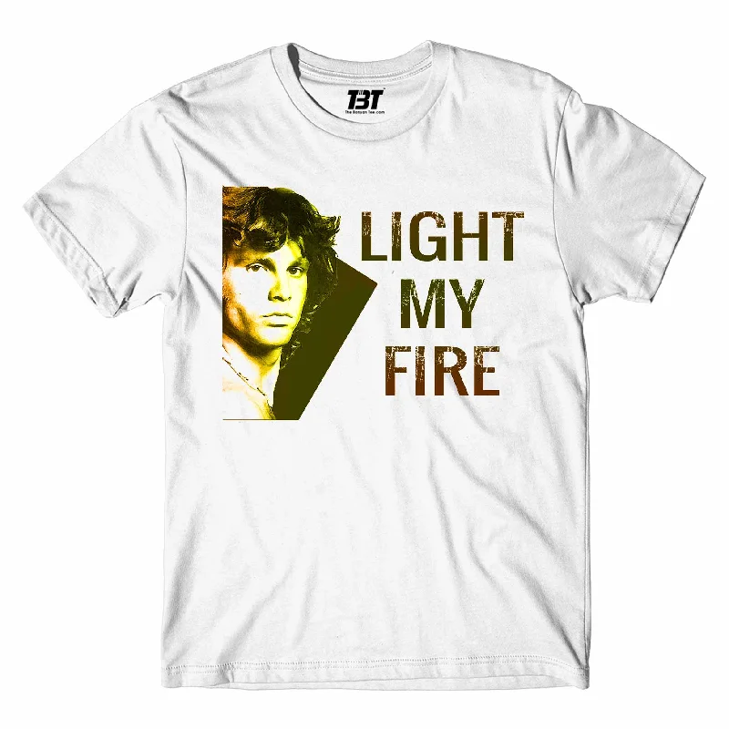 cropped kids t-shirts -The Doors T shirt - Light My Fire