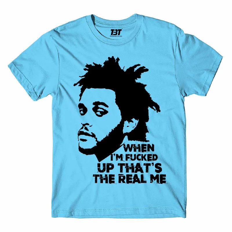 cropped holiday t-shirts -The Weeknd T shirt - The Hills