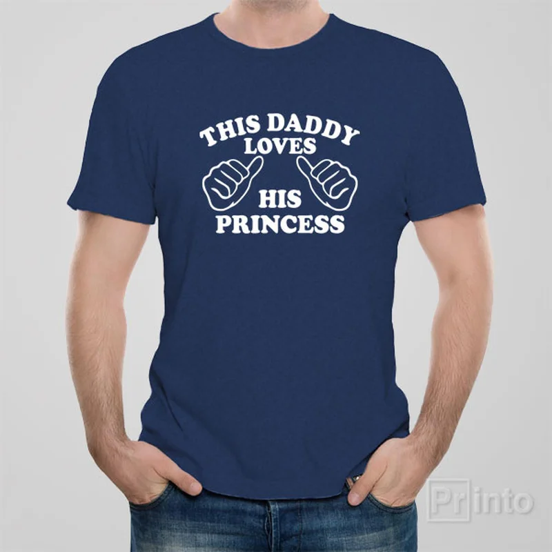 pocket sports t-shirts -This daddy loves his princess - T-shirt