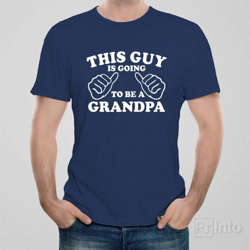 festival workout t-shirts -This guy is going to be a Grandpa - T-shirt