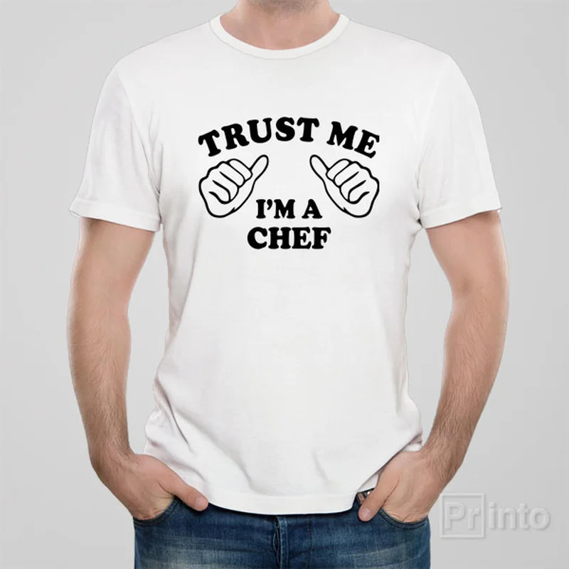 kids cotton t-shirts -Trust me - I am a chef