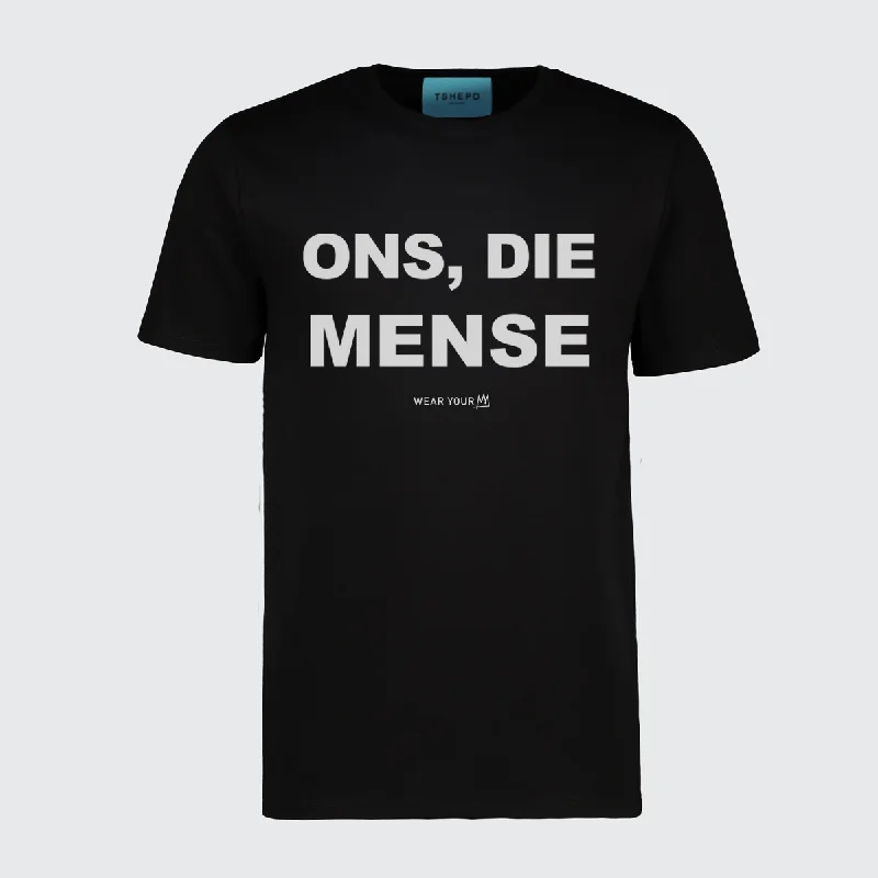 muscle t-shirts gym -TSHEPO, ONS, DIE MENSE T-SHIRT, BLACK