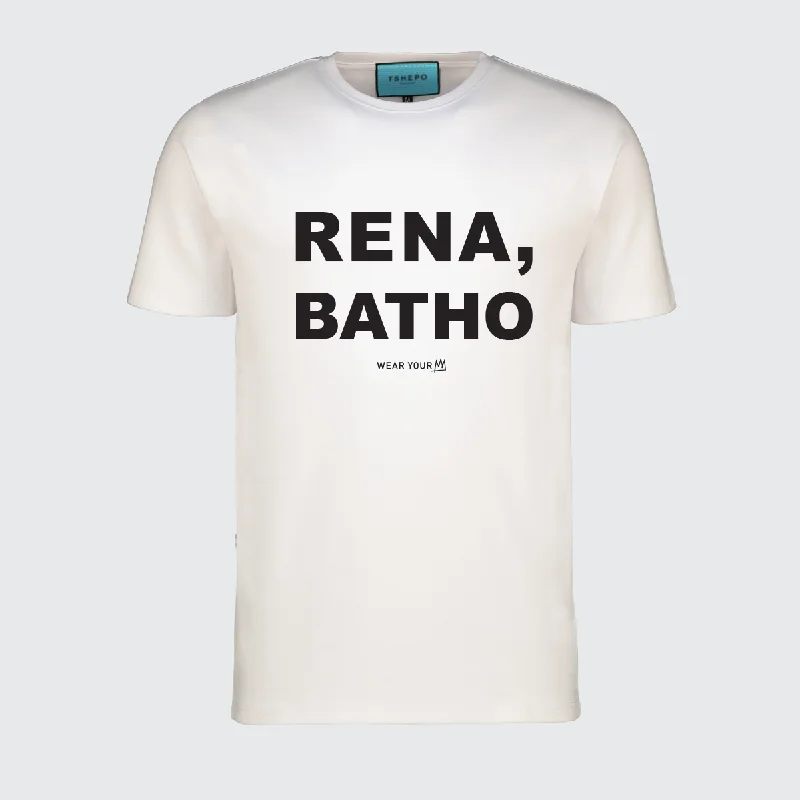 bamboo t-shirts soft -TSHEPO, RENA, BATHO T-SHIRT, WHITE