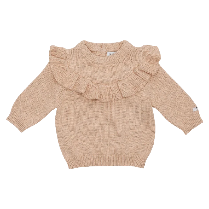 pullover sweater comfy wear -Cardigan for relaxed and chic looks -Mare Sweater | Light Coral Melange