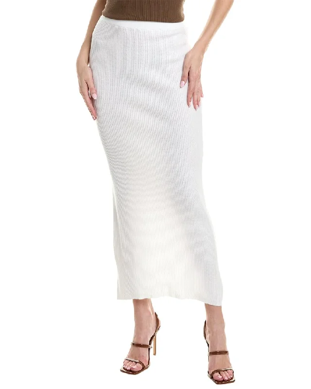 Skirts for stylish brunch gatherings -Emmie Rose Ribbed Maxi Skirt