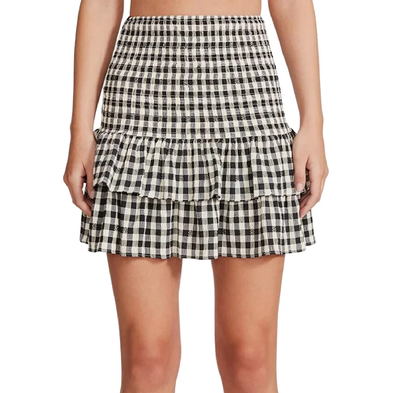 Skirts for sunny day outfits -Picnic Bae Skirt In Black