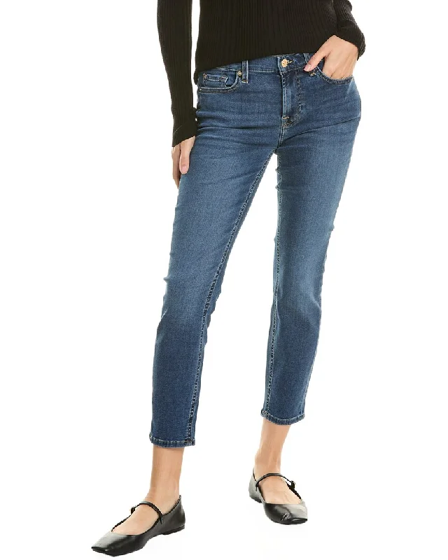 Pants for fashion-forward streetwear -7 For All Mankind Duchess Ankle Skinny Jean