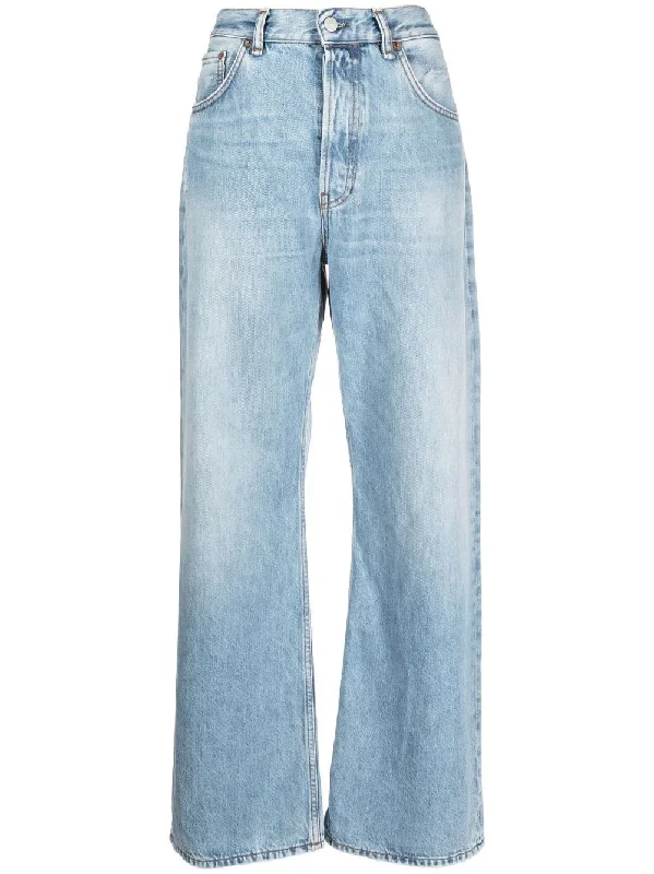 Pants for chic outdoor gatherings -Acne Studios Women's Jeans Clear blue