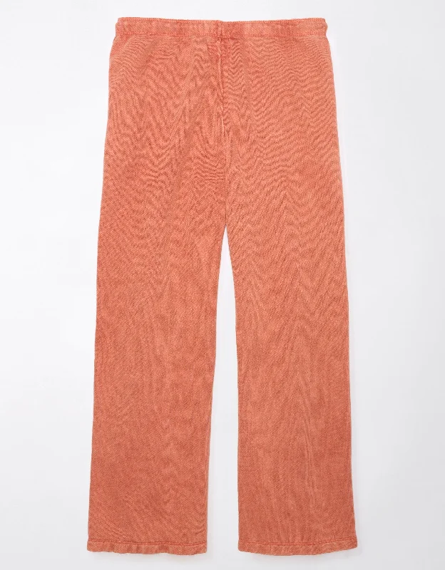 Pants for relaxed family style -AE Baggy Wide-Leg Sunset Fleece Sweatpant