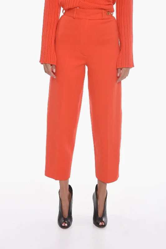 Pants for comfortable streetwear -Aeron Cropped MADELEINE Trousers with High Waist