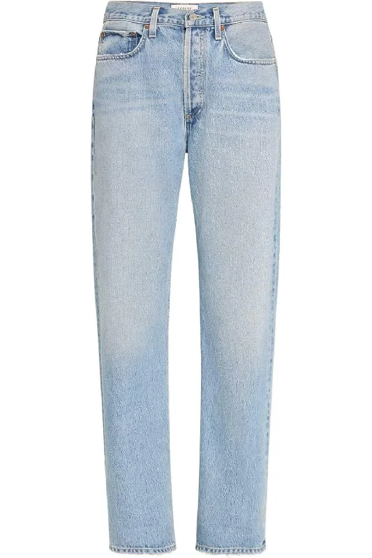 Pants for easy everyday style -Agolde Women's Kelly High-Rise Relaxed Straight Jeans, Harmonic