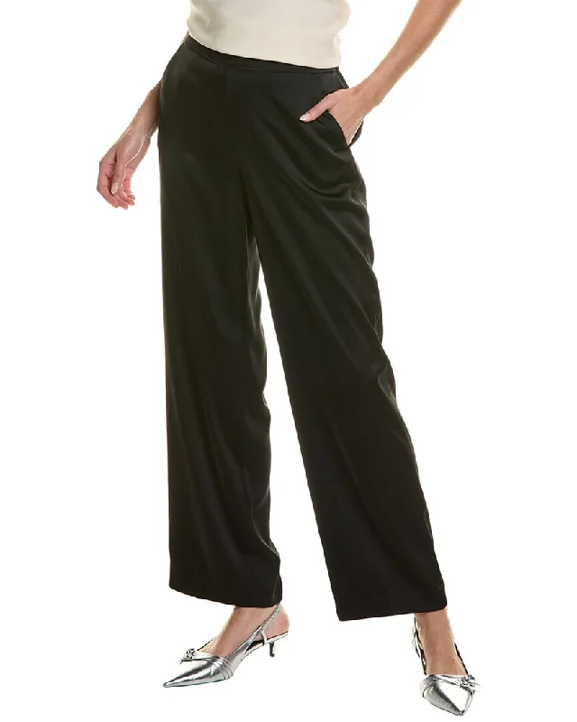 Pants for sporty fall fashion -Anne Klein Wide Leg Pant