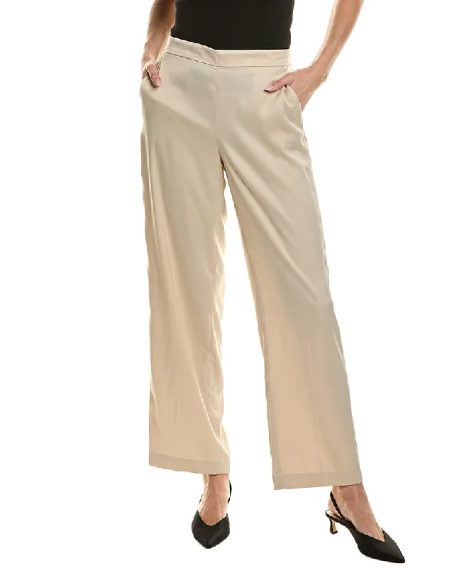 Pants for sporty and chic looks -Anne Klein Wide Leg Pant