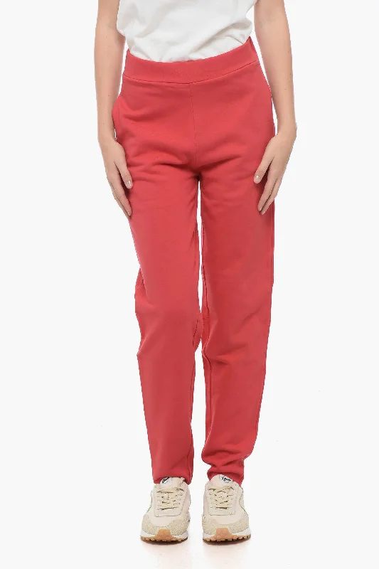 Pants for relaxed summer events -Armani EMPORIO Brushed Cotton Sweatpants with Flush Pockets