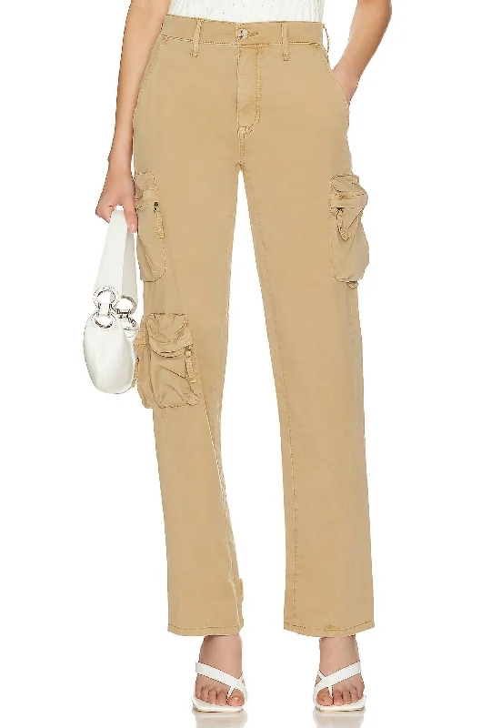 Pants for fitness and style -Bobbie Utility Pant In Coconut