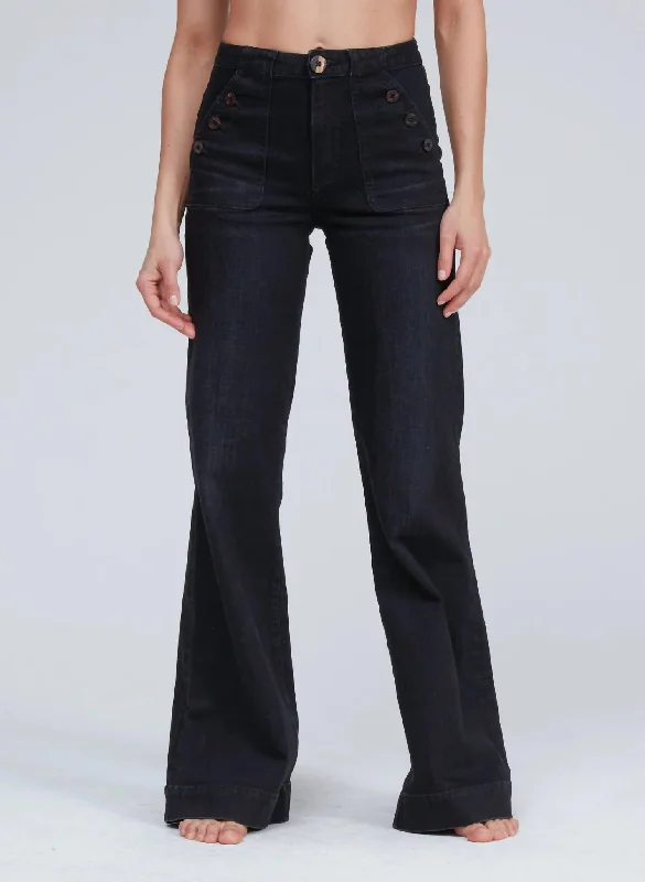 Pants for family-friendly events -Brick House Wide Leg Jean In Rock