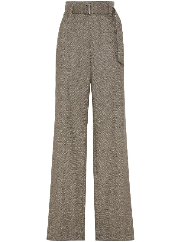 Pants for yoga pants styling -Brunello Cucinelli Women's Trousers