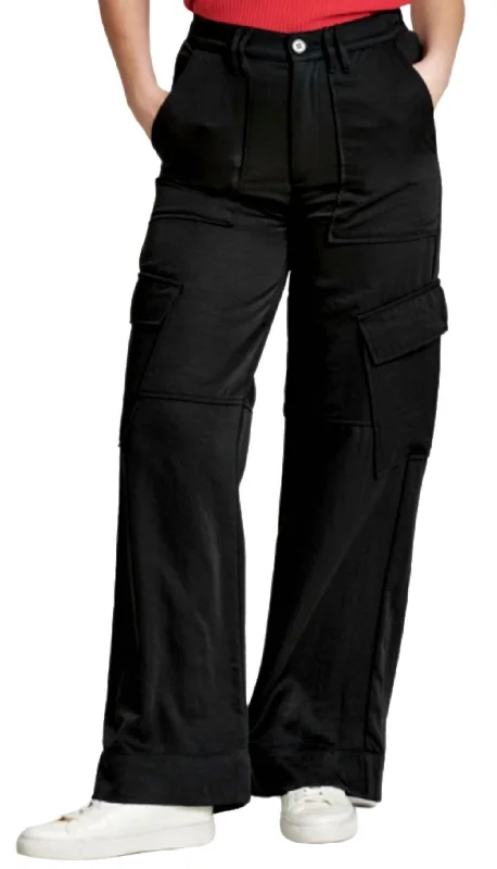 Pants for curvy fit -Cairo In Black