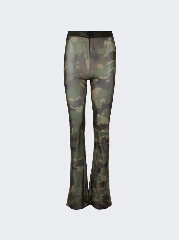 Pants for summer -Camo Mesh Pants