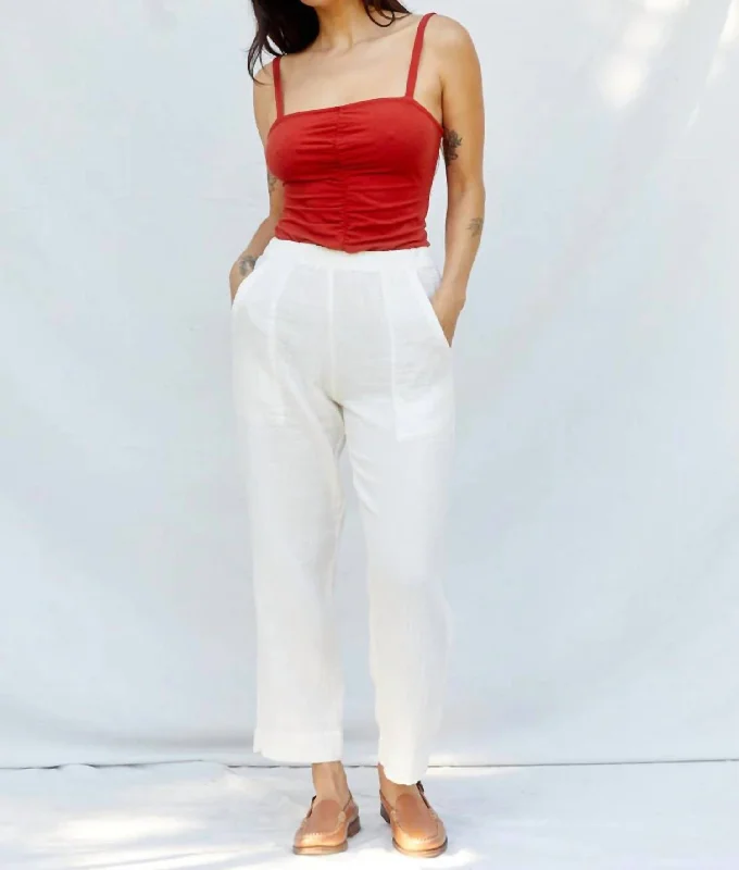 Pants for office essentials -Cara Pants In Cream