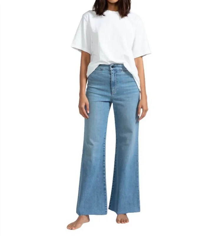 Pants for work meetings -Cropped Brighton Jean In Barrio