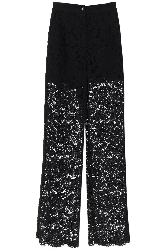 Pants for business-casual workdays -Dolce & Gabbana Women's Lace Pants