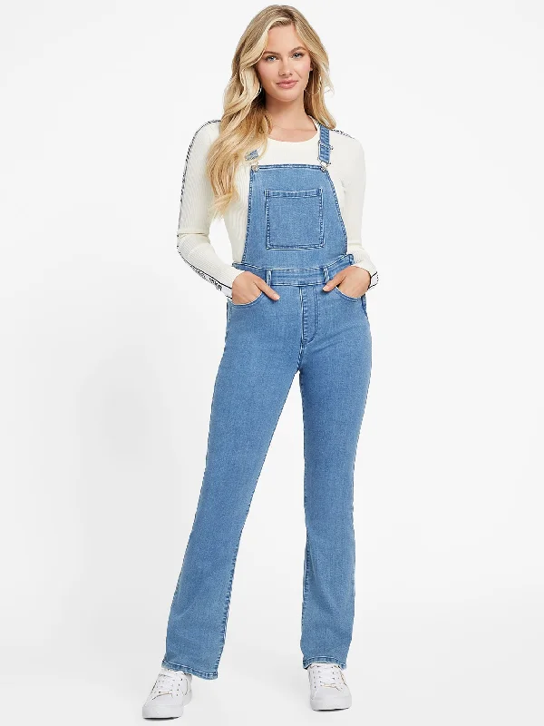 Pants for chic professional attire -Eco Penelope Bootcut Overalls