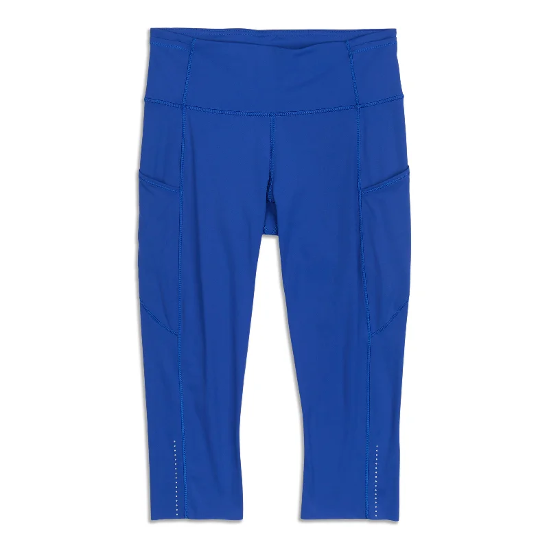 Pants for outdoor events -Fast And Free High Rise Crop - Resale