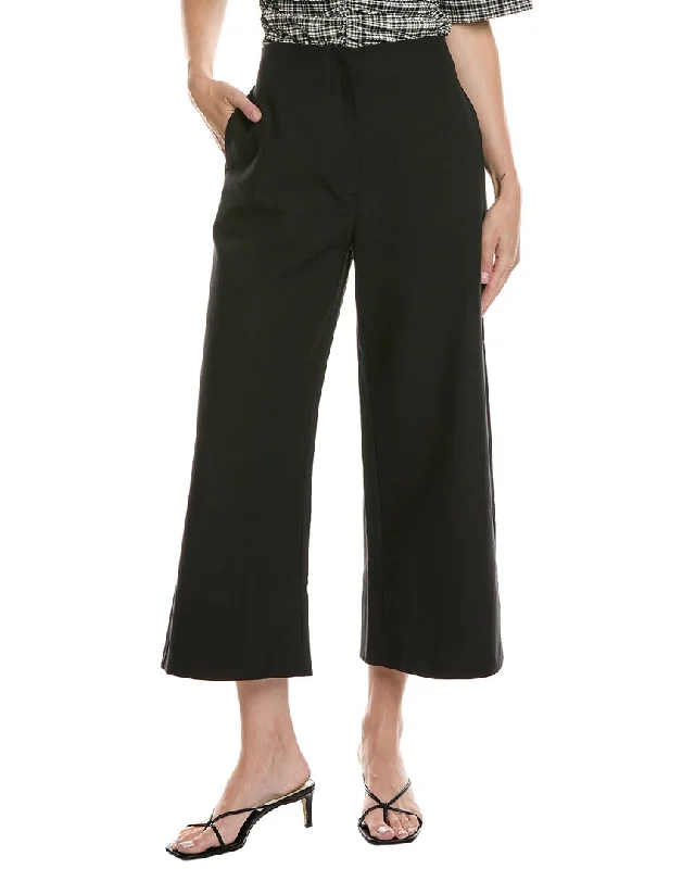 Pants for summer-to-fall transition -GANNI Cropped Wide Leg Pant