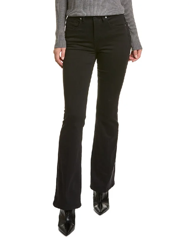 Pants for family style outings -GOOD AMERICAN The Flare Black Flare Jean