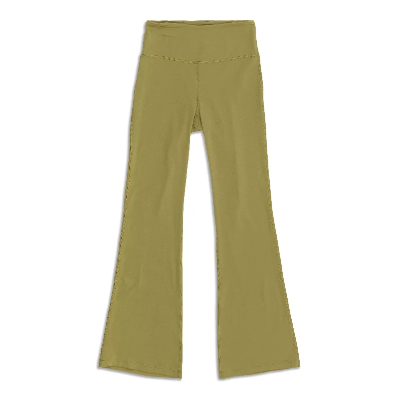 Pants for comfortable office wear -Groove Super-High-Rise Flared Pant - Resale