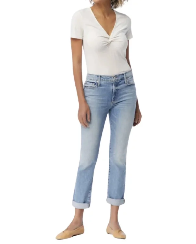 Pants for office meetings -Harper Skinny Boyfriend Jeans In Too Good To Be True