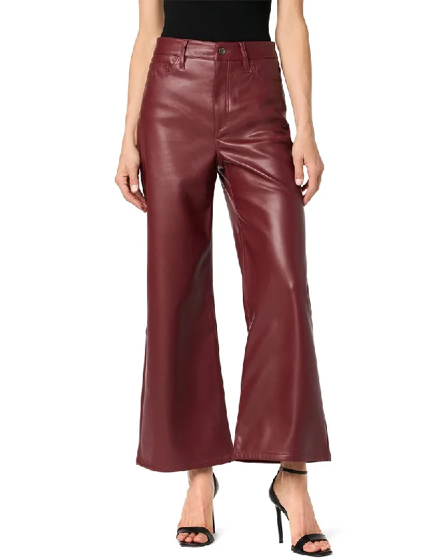 Pants for work-to-weekend wear -JOE’S Jeans Wide Leg Burgundy Ankle Jean