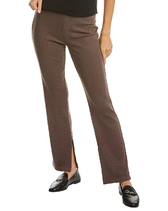 Pants for relaxed evening events -LANSTON Slit Straight Leg Pant