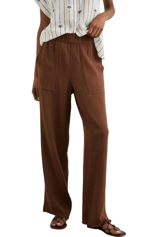 Pants for stylish travel wear -Leon Pants In Cacao