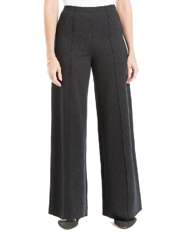 Pants for fashion -Max Studio High Waist Ponte Wide Leg Pant